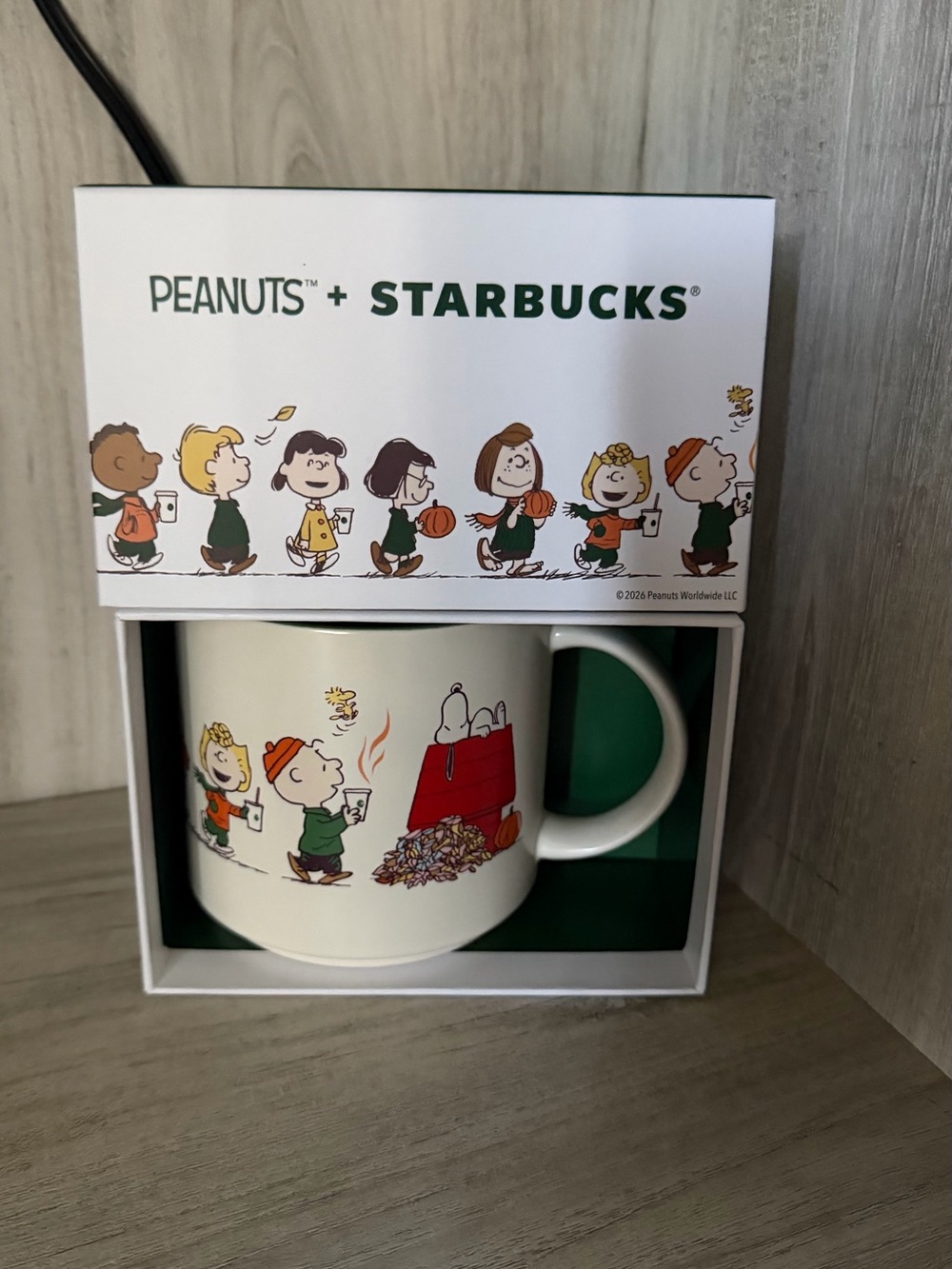Starbucks X Peanuts Fall Characters Ceramic Mug